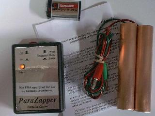 ParaZapper parasite zapper with standard copper paddles.